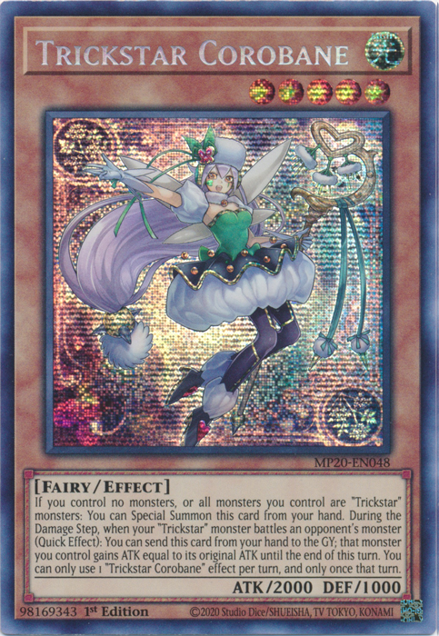 Trickstar Corobane [MP20-EN048] Prismatic Secret Rare | The CG Realm