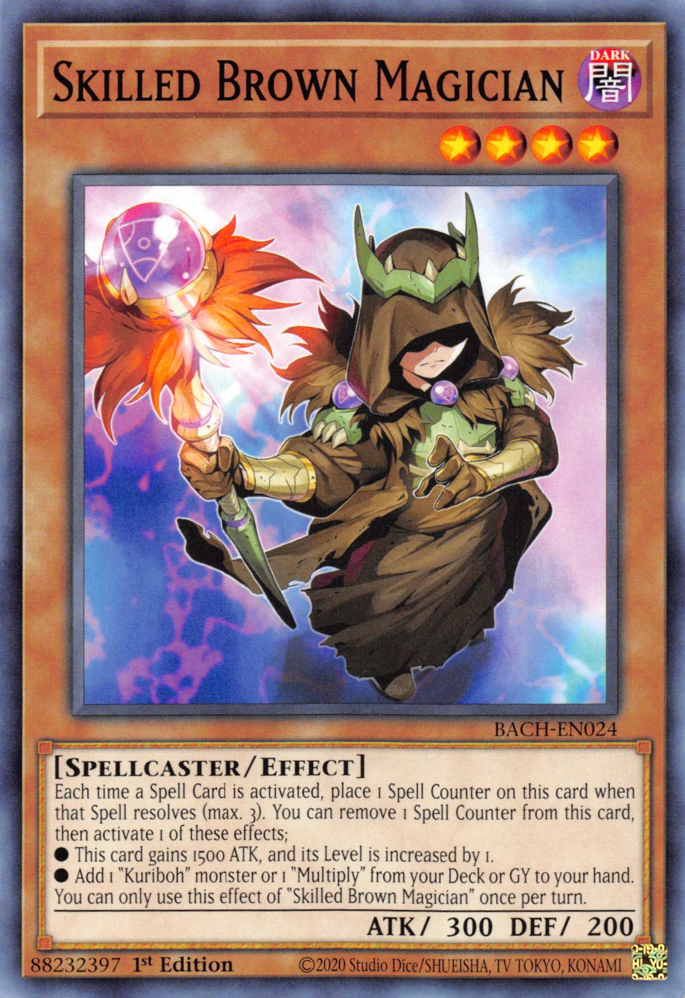 Skilled Brown Magician [BACH-EN024] Common | The CG Realm