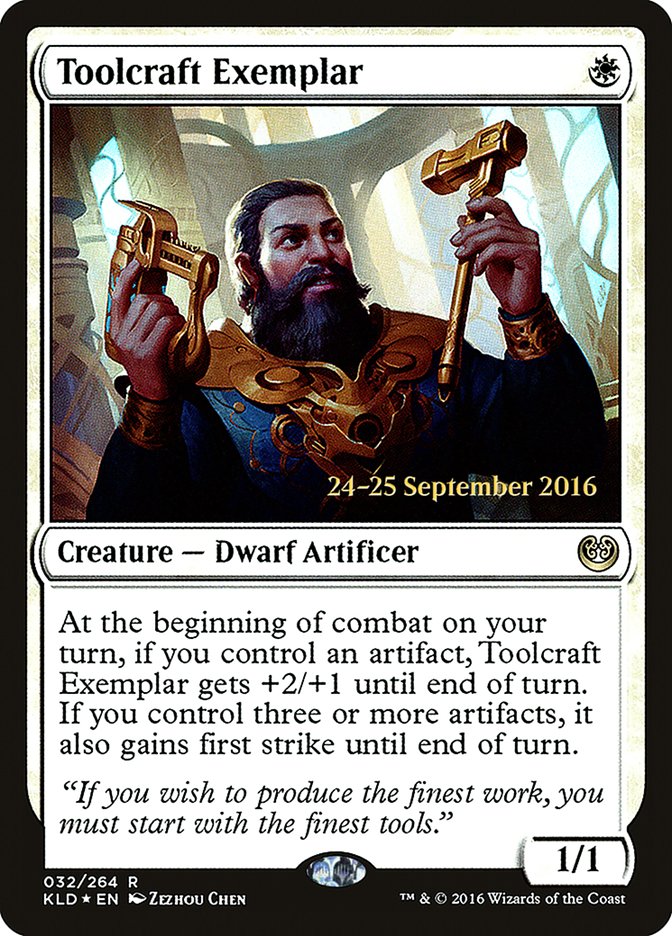 Toolcraft Exemplar [Kaladesh Prerelease Promos] | The CG Realm