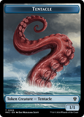 Tentacle // Koma's Coil Double-Sided Token [Murders at Karlov Manor Commander Tokens] | The CG Realm