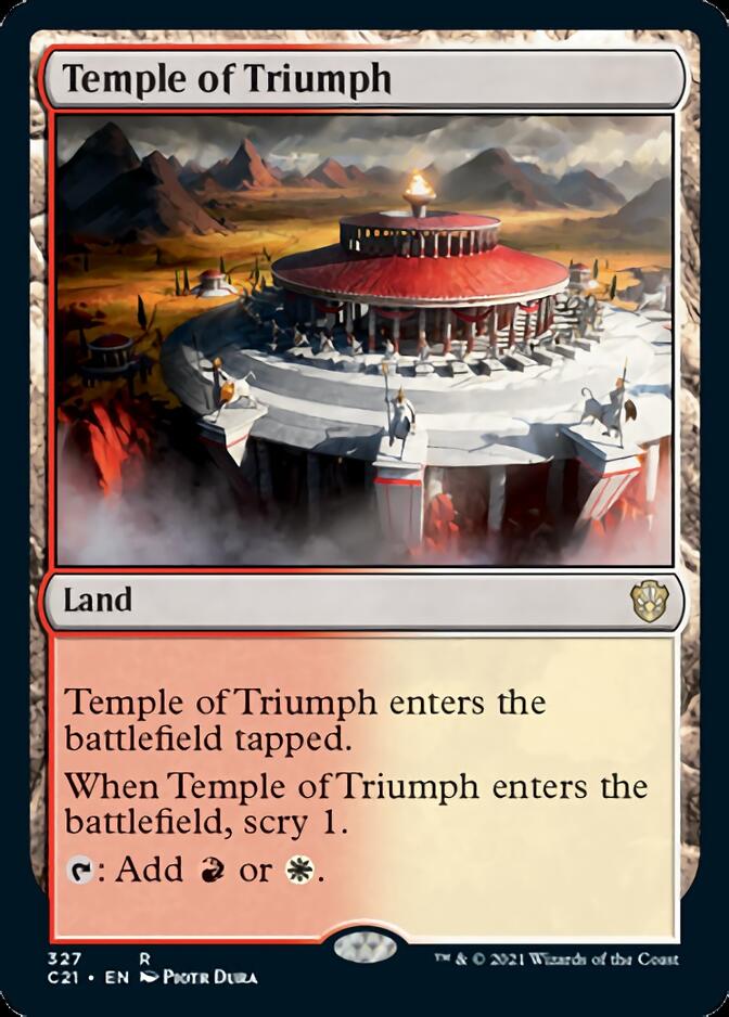 Temple of Triumph [Commander 2021] | The CG Realm