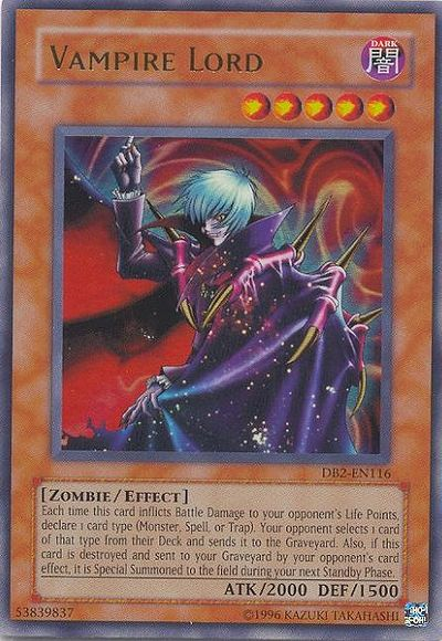 Vampire Lord [DB2-EN116] Ultra Rare | The CG Realm