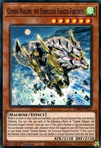 Gizmek Makami, the Ferocious Fanged Fortress [PHRA-EN022] Super Rare | The CG Realm