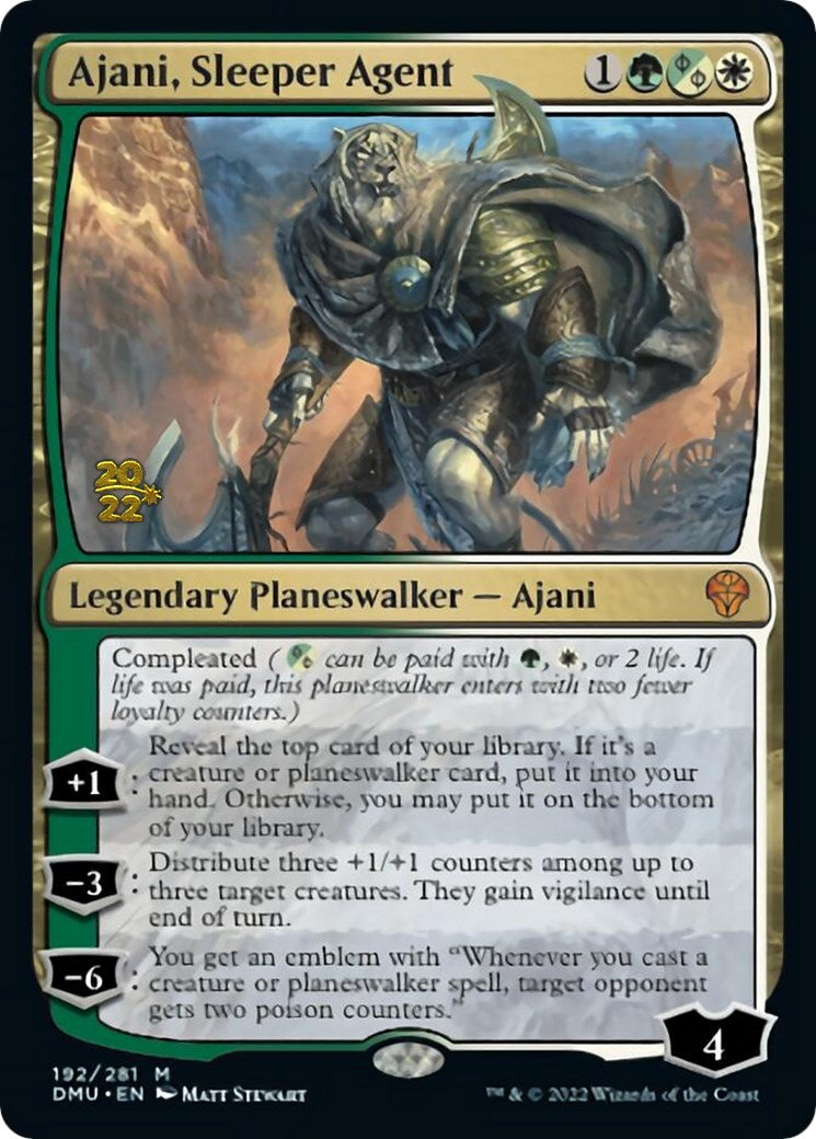 Ajani, Sleeper Agent [Dominaria United Prerelease Promos] | The CG Realm