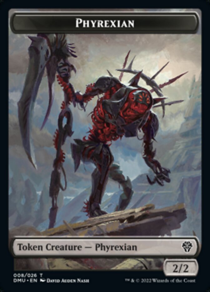 Phyrexian Token [Dominaria United Tokens] | The CG Realm