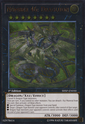 Number 46: Dragluon (UTR) [SHSP-EN050] Ultimate Rare | The CG Realm