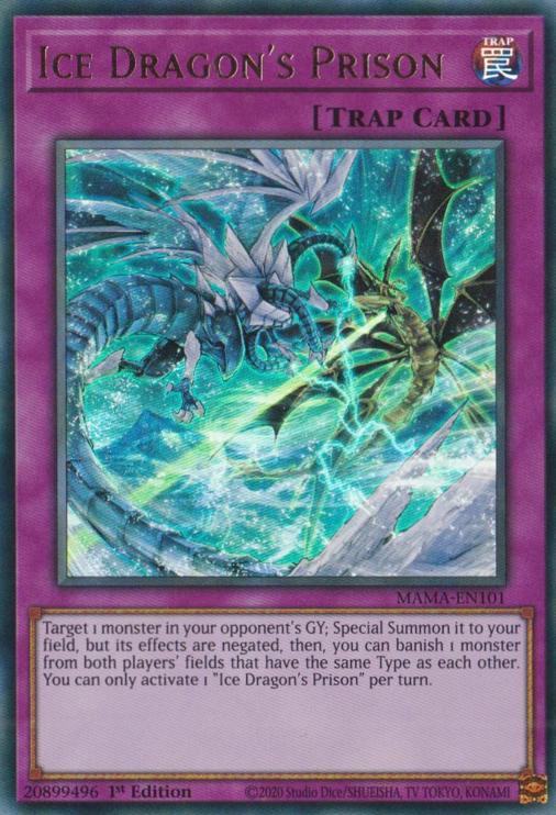 Ice Dragon's Prison [MAMA-EN101] Ultra Rare | The CG Realm