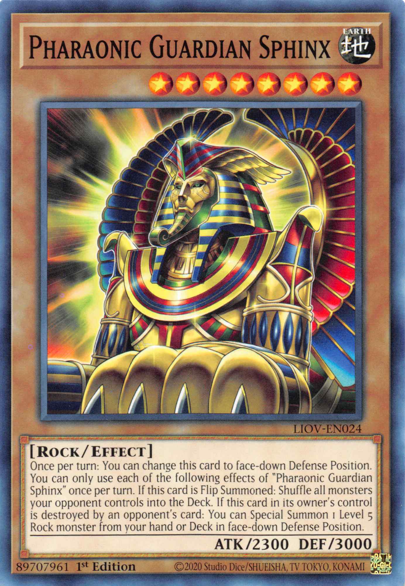 Pharaonic Guardian Sphinx [LIOV-EN024] Common | The CG Realm