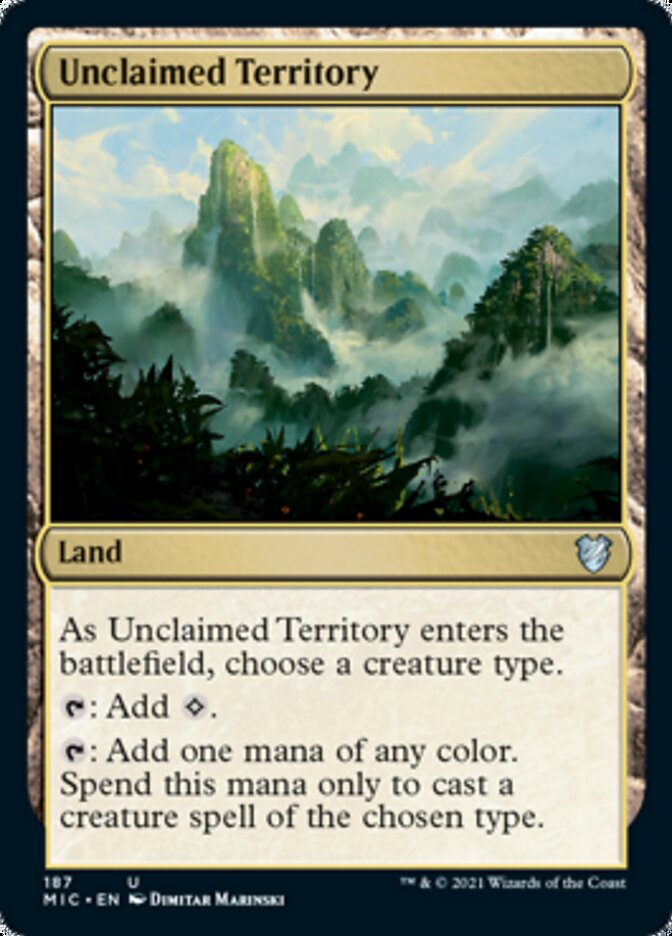 Unclaimed Territory [Innistrad: Midnight Hunt Commander] | The CG Realm