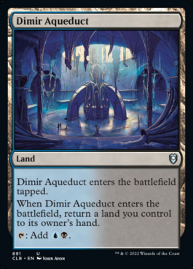 Dimir Aqueduct [Commander Legends: Battle for Baldur's Gate] | The CG Realm