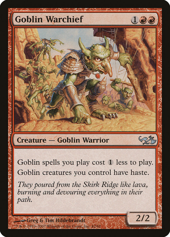 Goblin Warchief [Duel Decks: Elves vs. Goblins] | The CG Realm