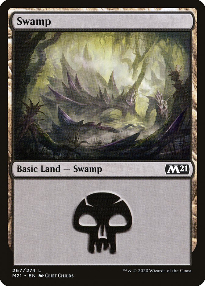 Swamp (267) [Core Set 2021] | The CG Realm