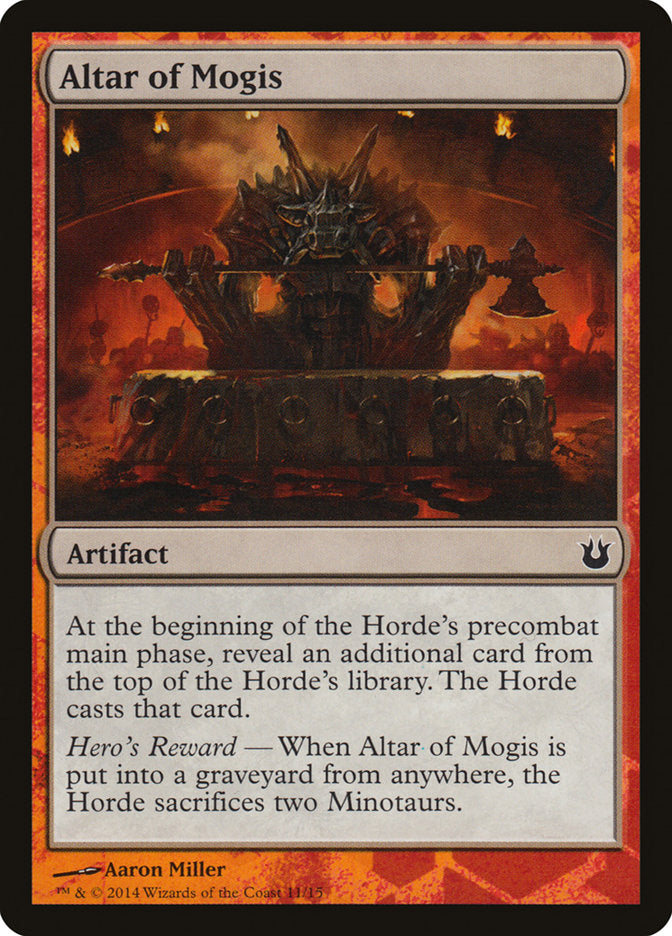 Altar of Mogis [Born of the Gods Battle the Horde] | The CG Realm