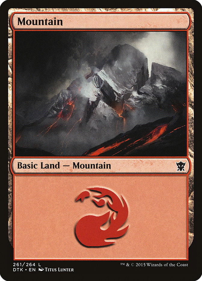 Mountain (261) [Dragons of Tarkir] | The CG Realm