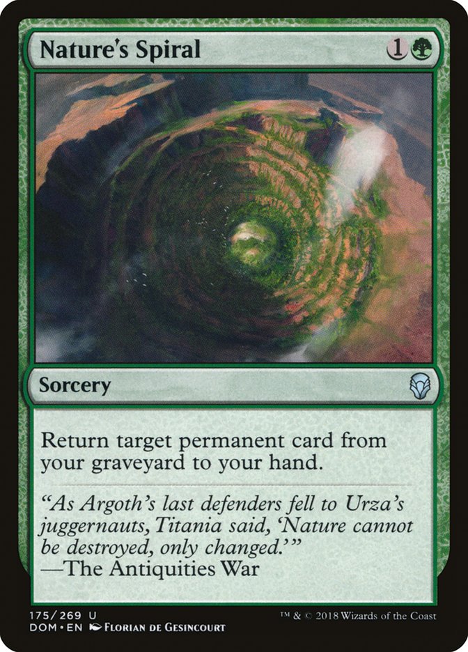 Nature's Spiral [Dominaria] | The CG Realm