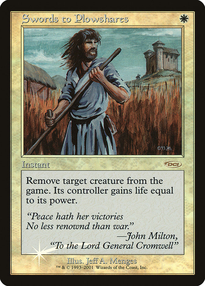 Swords to Plowshares [Friday Night Magic 2001] | The CG Realm