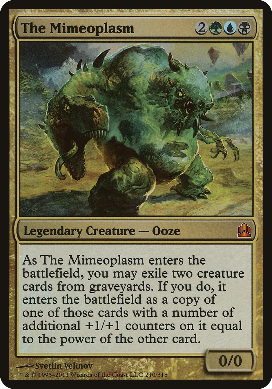 The Mimeoplasm (Oversized) [Commander 2011 Oversized] | The CG Realm