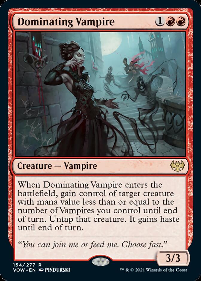 Dominating Vampire [Innistrad: Crimson Vow] | The CG Realm