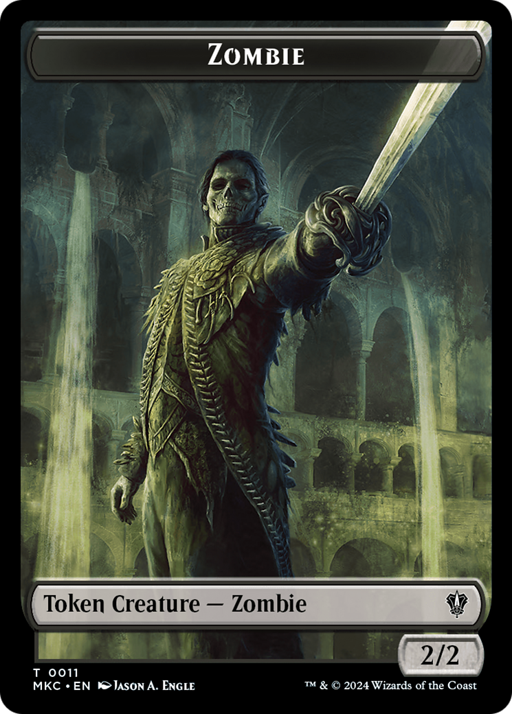 Copy // Zombie Double-Sided Token [Murders at Karlov Manor Commander Tokens] | The CG Realm