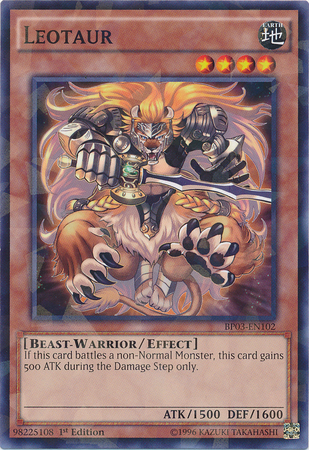 Leotaur [BP03-EN102] Shatterfoil Rare | The CG Realm