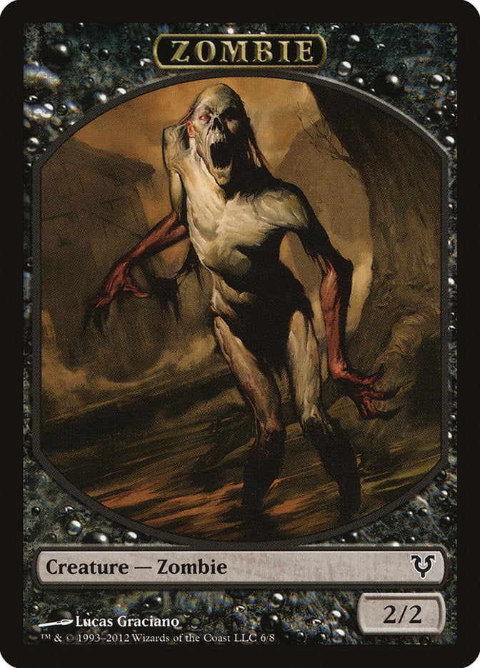 Zombie Token [Avacyn Restored Tokens] | The CG Realm