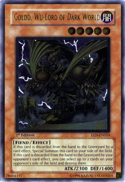 Goldd, Wu-Lord of Dark World [EEN-EN024] Ultimate Rare | The CG Realm