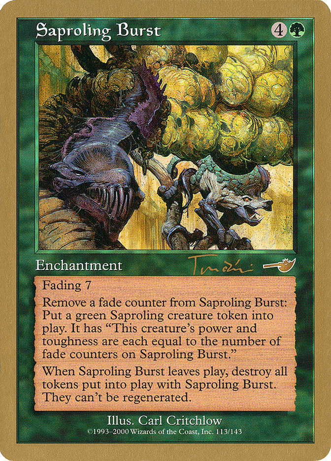 Saproling Burst (Jan Tomcani) [World Championship Decks 2001] | The CG Realm