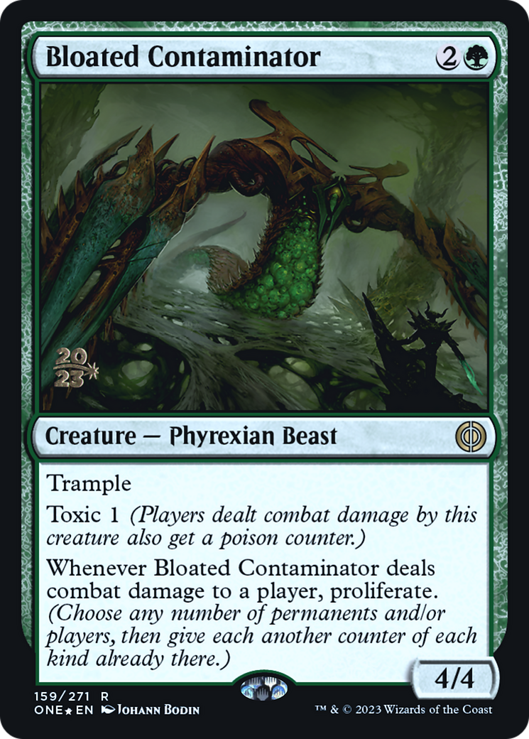 Bloated Contaminator [Phyrexia: All Will Be One Prerelease Promos] | The CG Realm