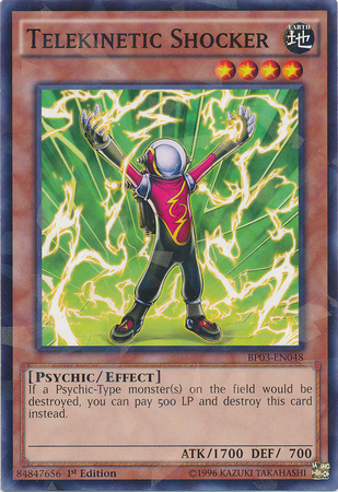 Telekinetic Shocker [BP03-EN048] Shatterfoil Rare | The CG Realm