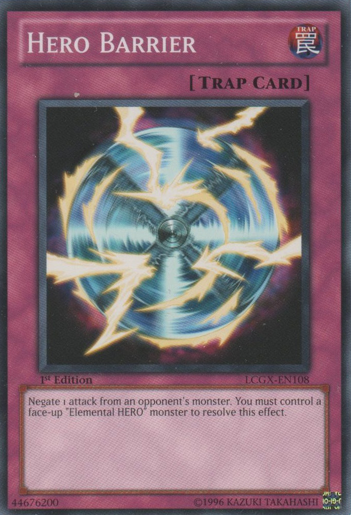 Hero Barrier [LCGX-EN108] Common | The CG Realm