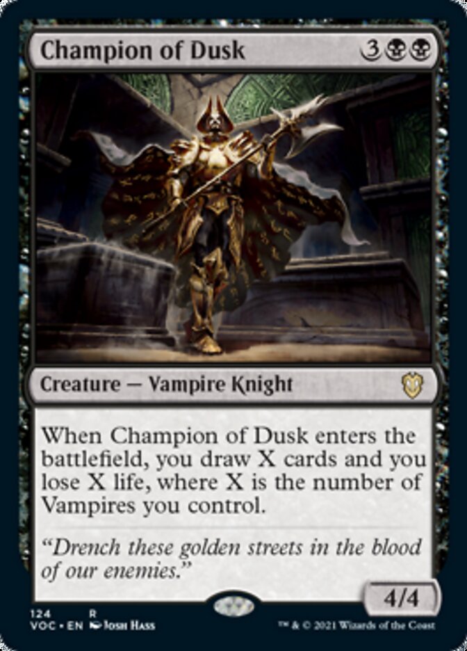 Champion of Dusk [Innistrad: Crimson Vow Commander] | The CG Realm