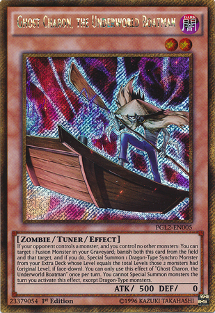 Ghost Charon, the Underworld Boatman [PGL2-EN005] Gold Secret Rare | The CG Realm