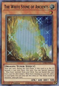 The White Stone of Ancients (Green) [LDS2-EN013] Ultra Rare | The CG Realm