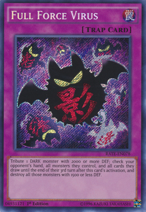 Full Force Virus [RATE-EN078] Secret Rare | The CG Realm