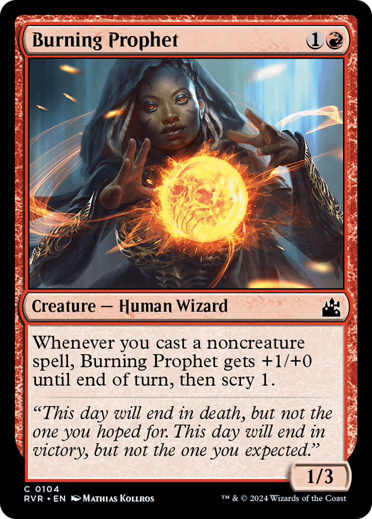 Burning Prophet [Ravnica Remastered] | The CG Realm