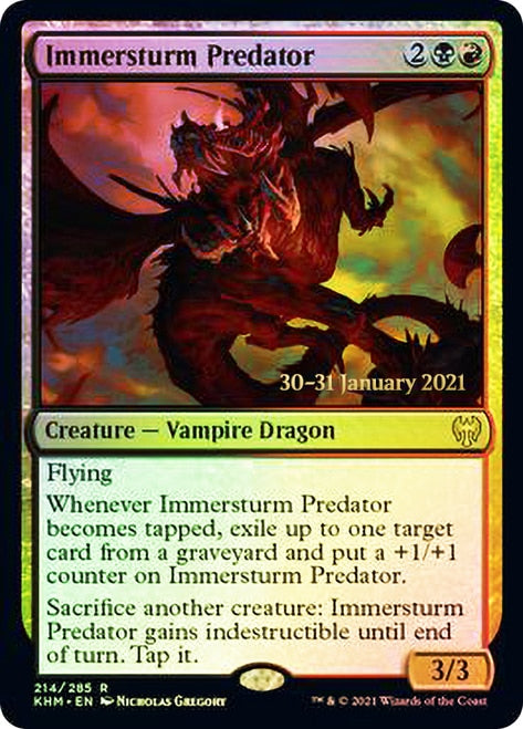 Immersturm Predator [Kaldheim Prerelease Promos] | The CG Realm