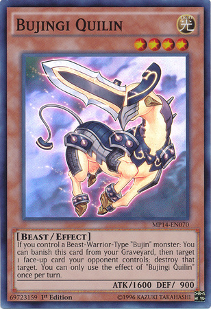 Bujingi Quilin [MP14-EN070] Super Rare | The CG Realm