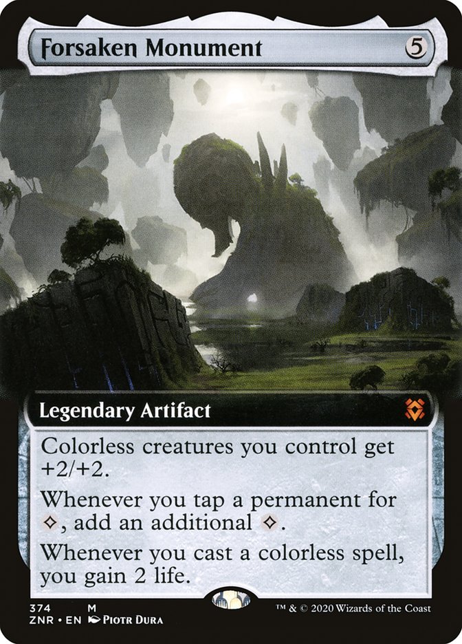 Forsaken Monument (Extended Art) [Zendikar Rising] | The CG Realm