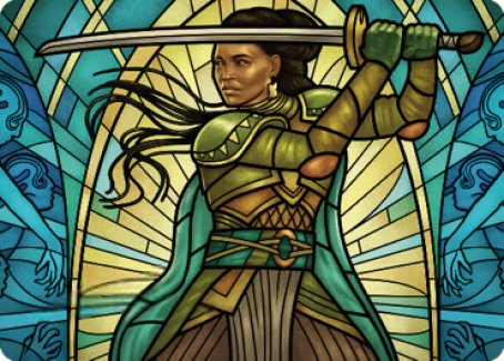 Shanna, Purifying Blade Art Card 2 [Dominaria United Art Series] | The CG Realm