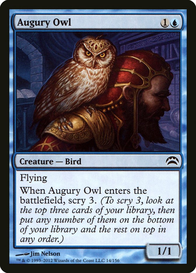 Augury Owl [Planechase 2012] | The CG Realm