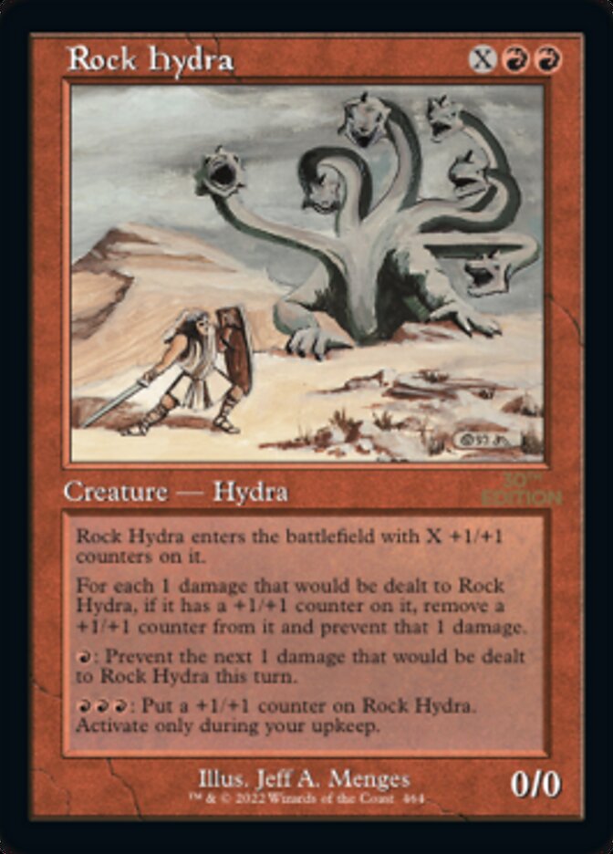 Rock Hydra (Retro) [30th Anniversary Edition] | The CG Realm