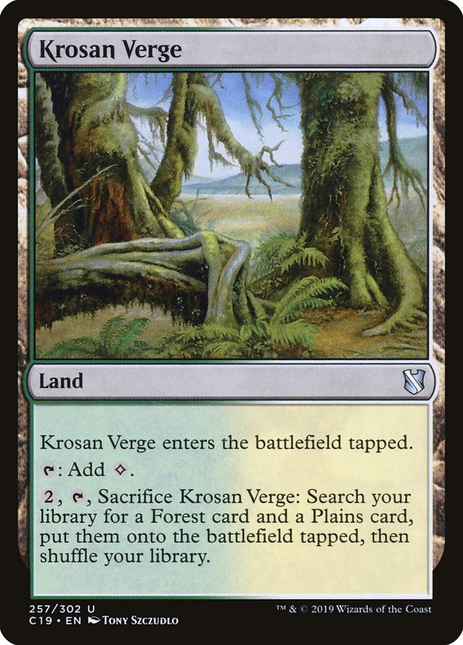 Krosan Verge [Commander 2019] | The CG Realm