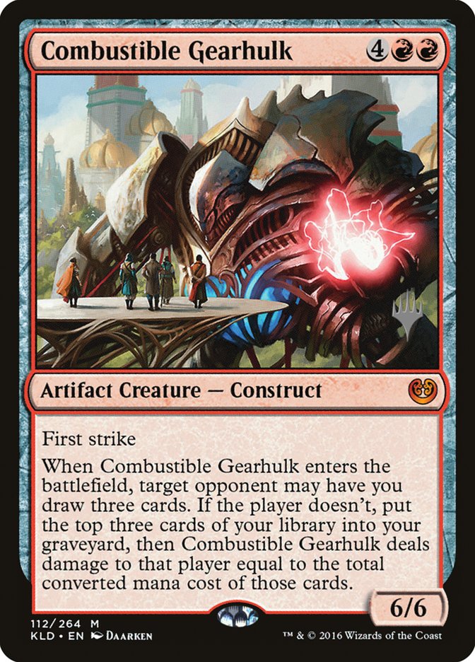 Combustible Gearhulk (Promo Pack) [Kaladesh Promos] | The CG Realm