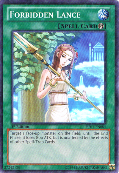 Forbidden Lance [BP01-EN084] Starfoil Rare | The CG Realm