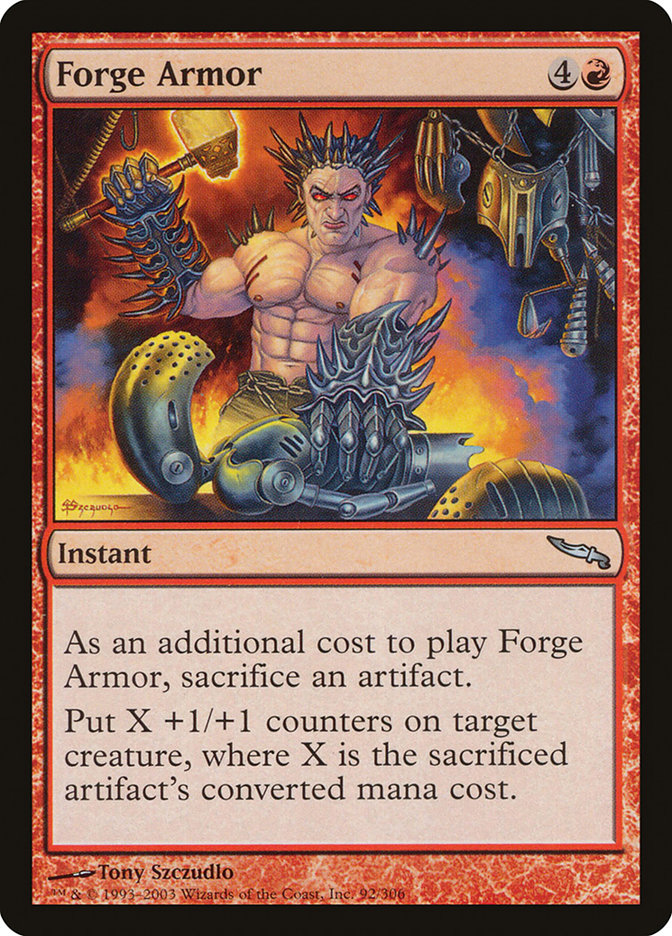 Forge Armor [Mirrodin] | The CG Realm