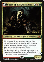 Ulrich of the Krallenhorde // Ulrich, Uncontested Alpha [Eldritch Moon Prerelease Promos] | The CG Realm