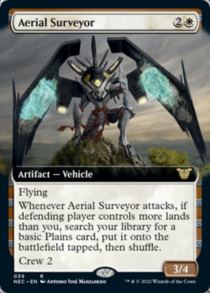 Aerial Surveyor (Extended Art) [Kamigawa: Neon Dynasty Commander] | The CG Realm