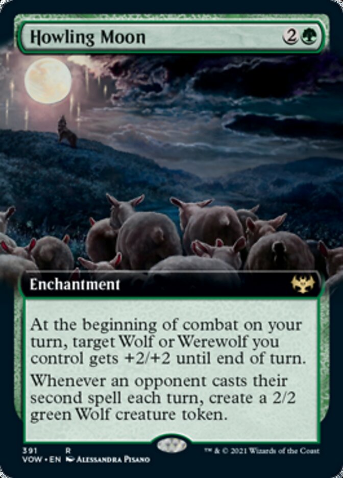 Howling Moon (Extended Art) [Innistrad: Crimson Vow] | The CG Realm