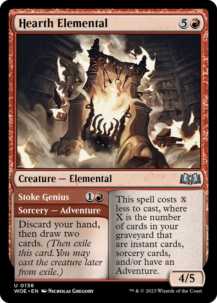 Hearth Elemental // Stoke Genius [Wilds of Eldraine] | The CG Realm