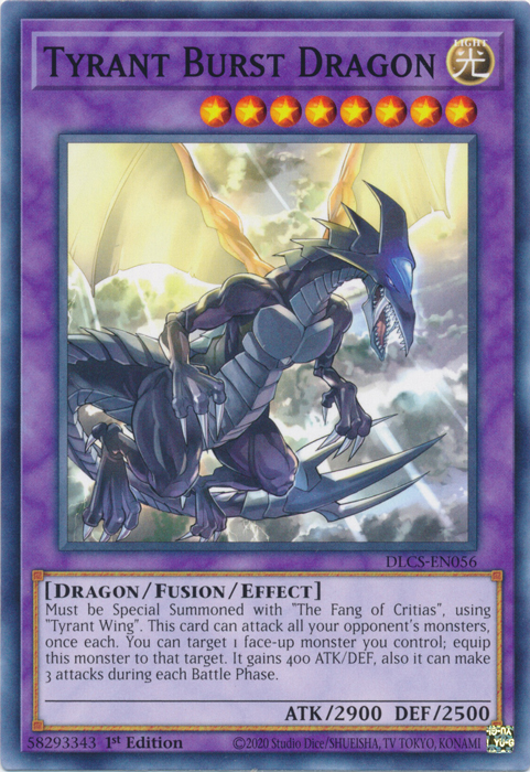 Tyrant Burst Dragon [DLCS-EN056] Common | The CG Realm